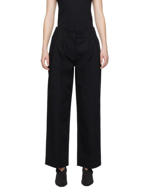 Totême  Toteme Black Relaxed Trousers