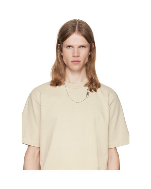 Givenchy Metallic Safety G Necklace for men