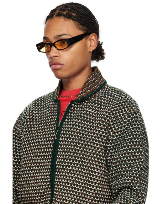 Port Tanger Black Ssense Exclusive Leila Sunglasses for men