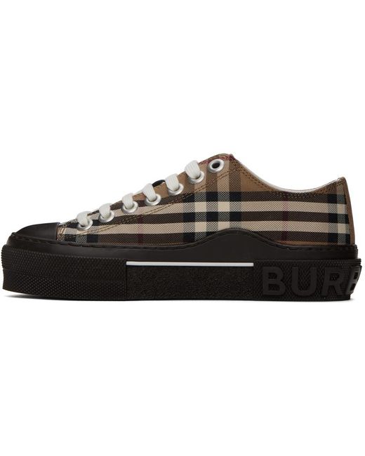 Burberry Black Check Sneakers