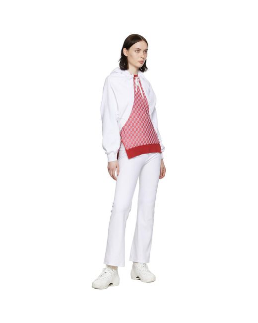 Bernhard Willhelm White Cotton Lounge Pants