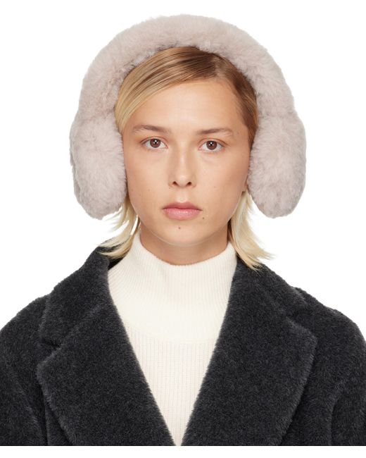 Max Mara Black Muffy1 Ear Muffs