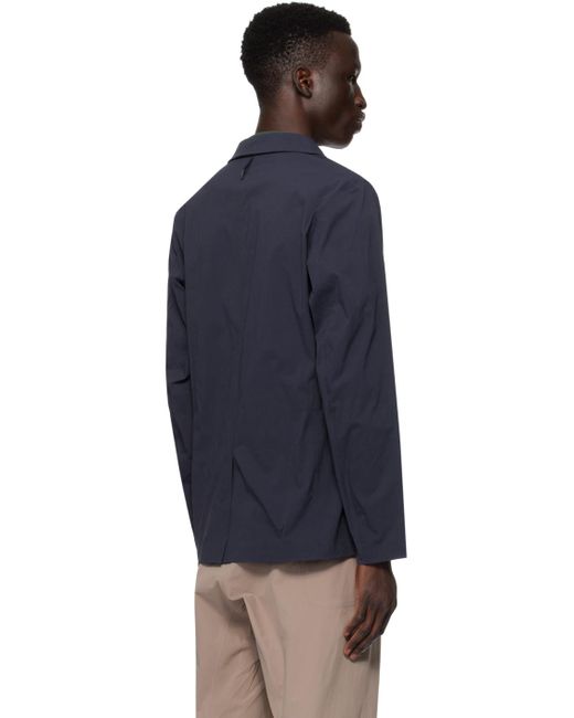 Veston léger bleu marine Veilance pour homme en coloris Black