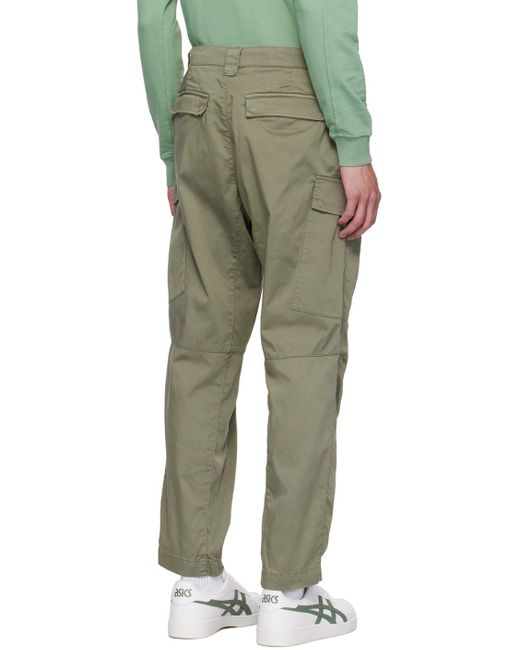 Pantalon cargo décontracté kaki C P Company pour homme en coloris Green