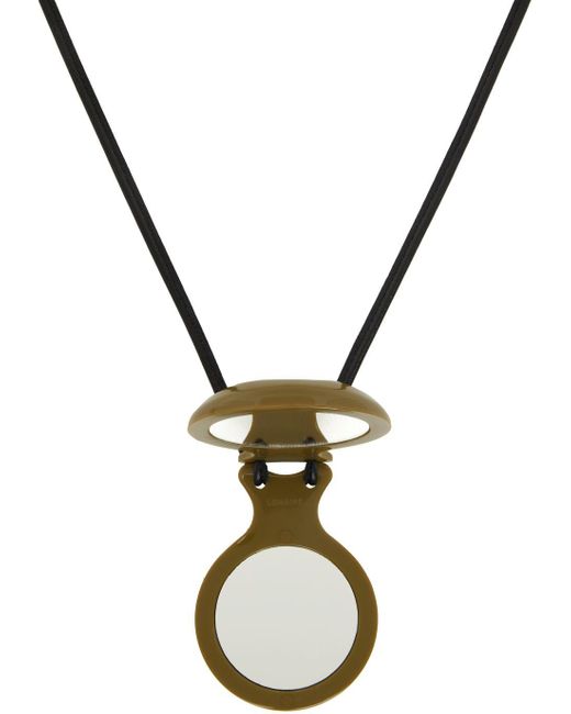 Lemaire Khaki Necklace in Black Lyst