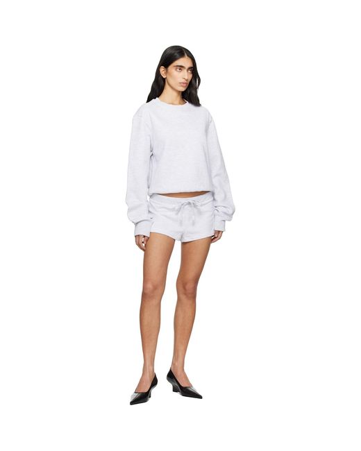 Entire studios White Lightweight Micro Shorts