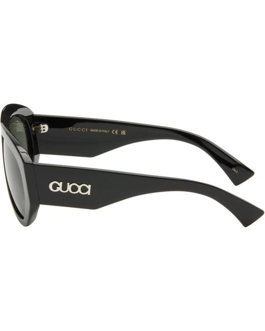 Gucci Black Mask Frame Sunglasses
