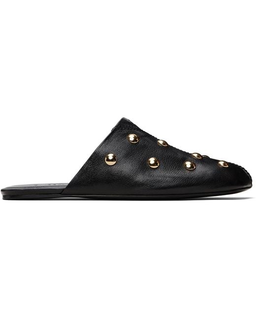 Chloé Black Rita Mule Loafers