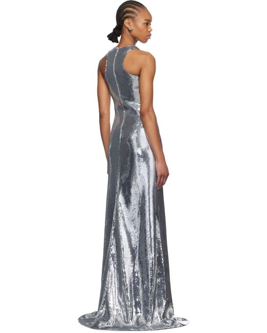 Monot Black Tank Top Sequin Maxi Dress