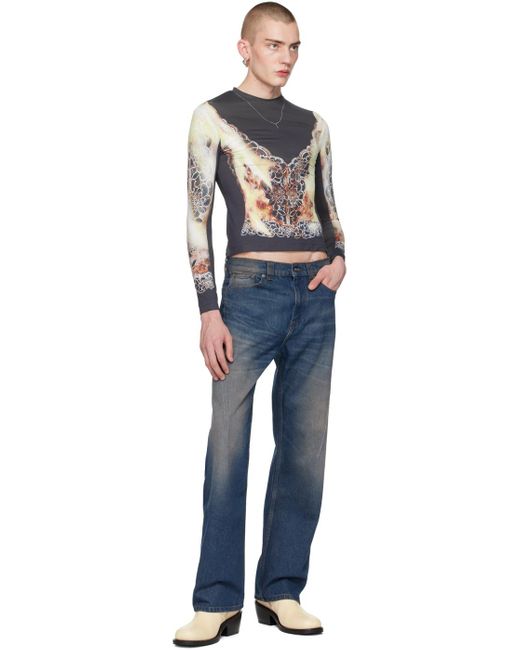 Y. Project Blue Ssense Exclusive Indigo 'paris' Best' Jeans for men