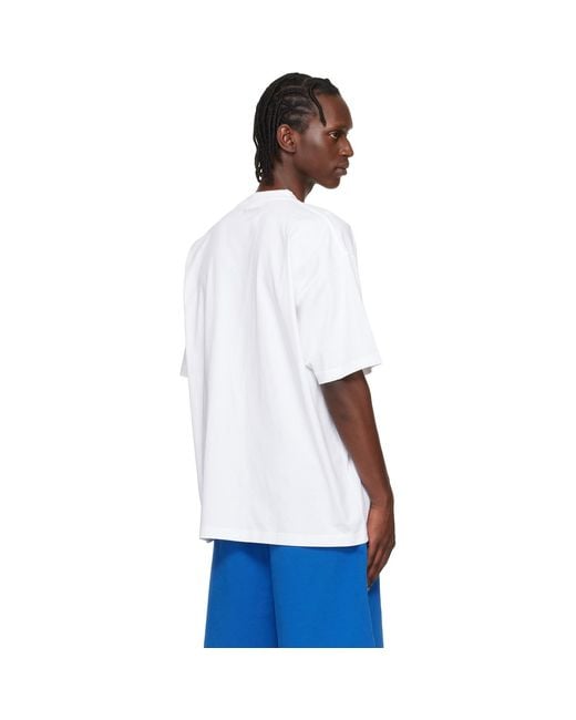 Vetements White Sticker T-Shirt for men