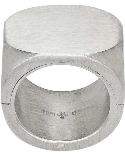 Parts Of 4 Gray Sistema Ring for men