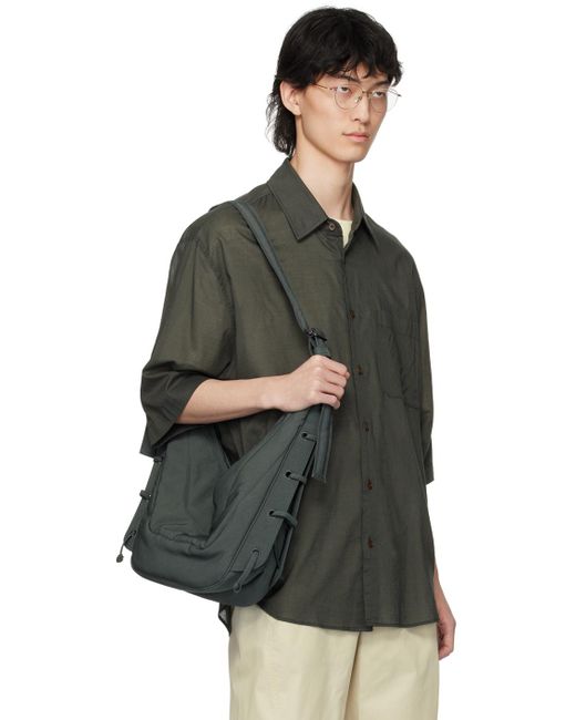 Chemise grise à deux poches Lemaire pour homme en coloris Black