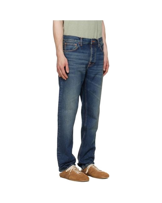 Nudie Jeans Blue Steady Eddie Ii Jeans for men