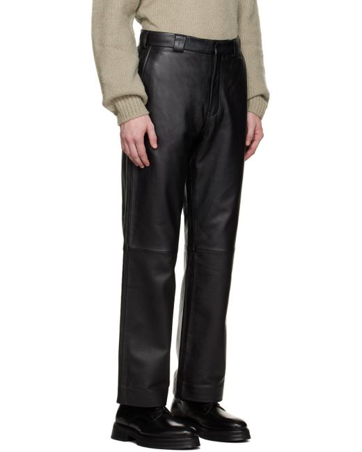 Won Hundred Jayden Leather Pants in Black for Men | Lyst