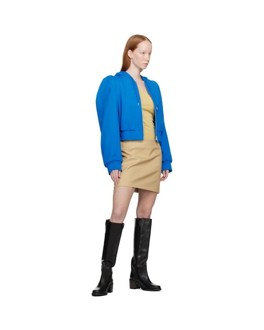 Sportmax Natural Beige Edda Miniskirt