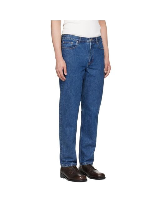 A.P.C. Blue Martin Jeans for men