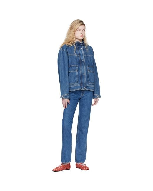 Rag & Bone Blue Sophia Denim Jacket
