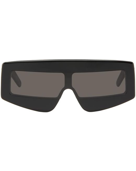 Rick Owens Black Phleg Sunglasses for men