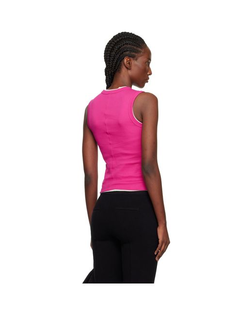 Flore Flore Pink Esmé Tank Top