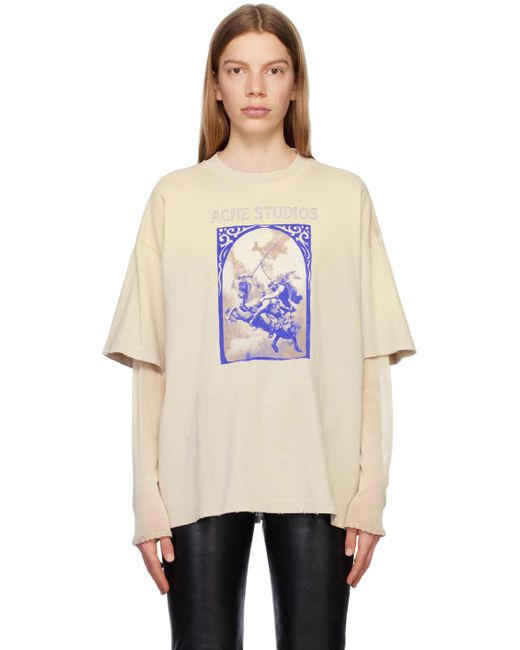 Acne Black Layered T-shirt