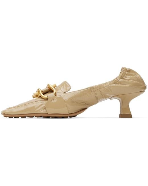 Bottega Veneta Black Beige Madame Heels