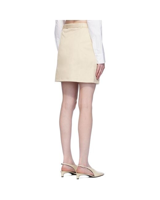 Elleme Black Belted Miniskirt