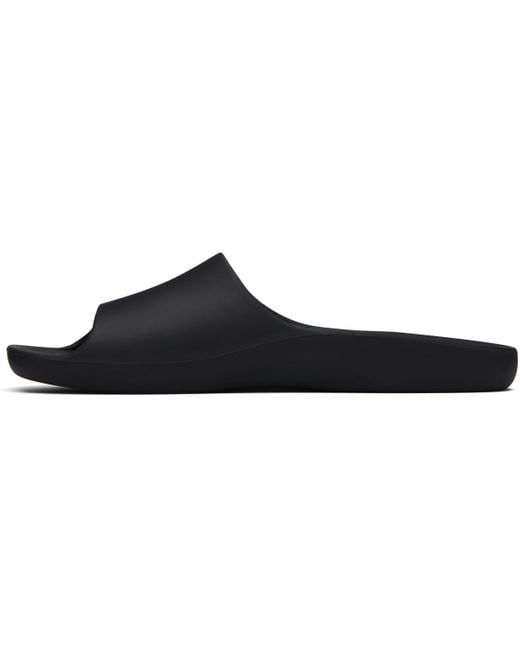 The Row Black Ama Pool Slides