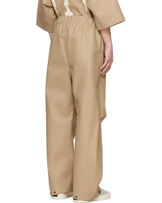 Fear Of God Natural Pleated Trousers for men