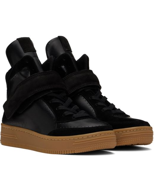 スニーカー [OPEN YY] YY VELCRO HIGH SNEAKERS : 2color OPEN YY Yy Velcro High Sneakers in Black | Lyst UK