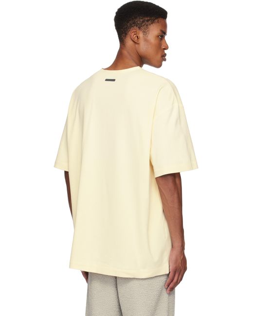 メンズ Fear Of God Adidas Originalsエディション イエロー パフォーマンス ジャージ Tシャツ Natural