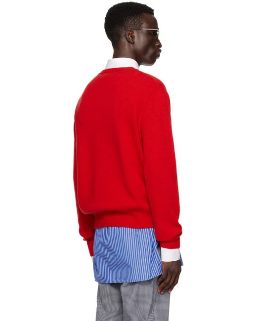 Vivienne Westwood Red Alex Sweater for men