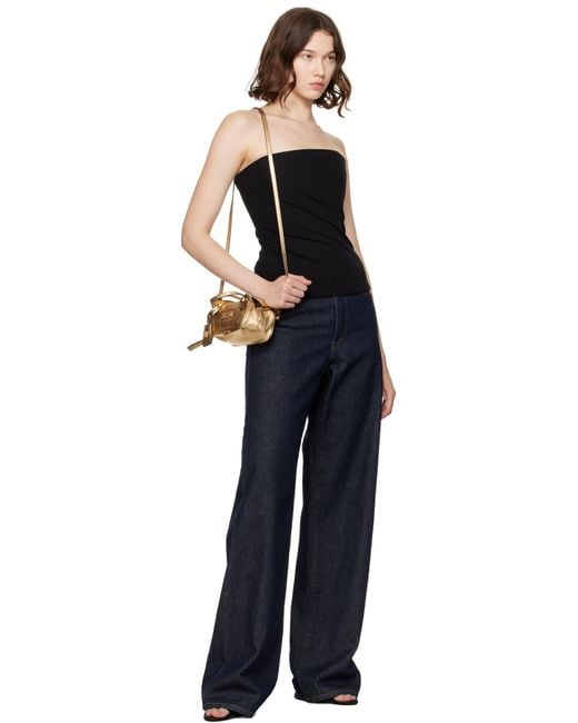 Versace Tag Bowling Metallic Mini Bag