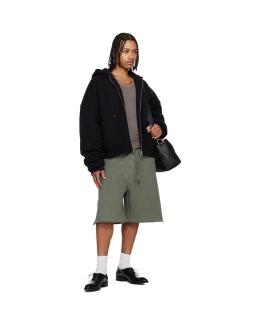 Lu'u Dan Green Zoku Shorts for men