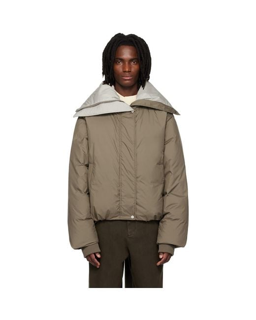 Entire studios Multicolor Khaki Kelly Down Jacket for men