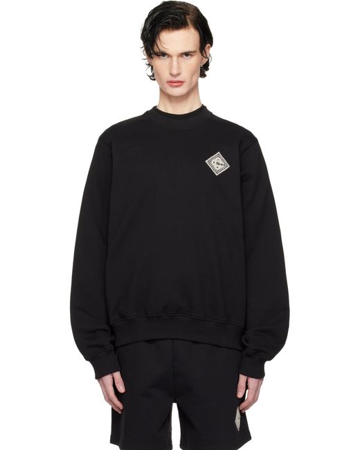 メンズ Casablanca ブラック Pearl Diamond パッチ スウェットシャツ Black