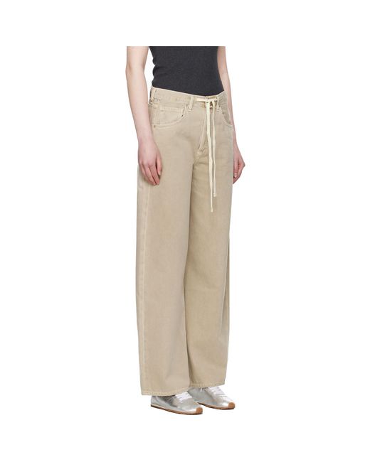 Citizens of Humanity Black Brynn Drawstring Jeans
