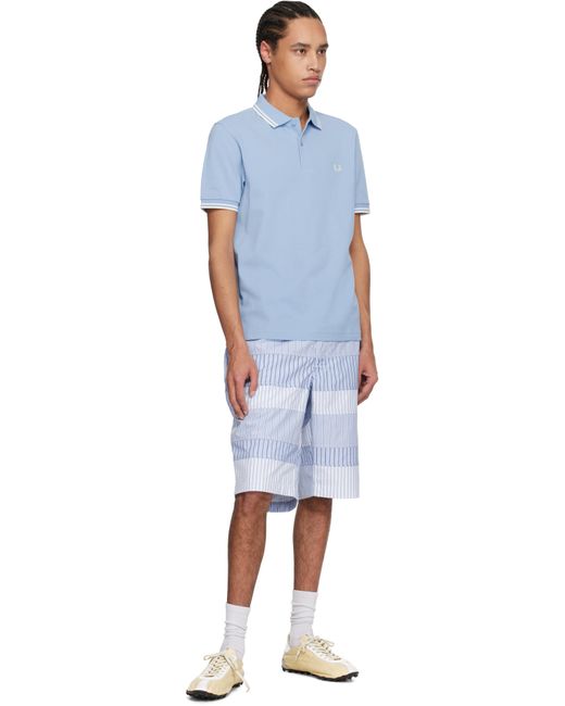 Comme des Garçons Blue Fred Perry Edition 'Strong Will' M3600 Polo for men