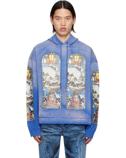 Who Decides War Blue Chalice Hoodie for men