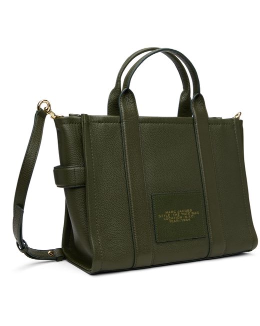 Marc Jacobs グリーン 'The Leather Medium' トートバッグ Green