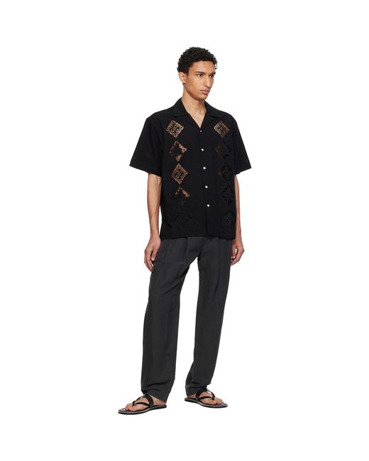 Isabel Marant Black Indy Shirt for men