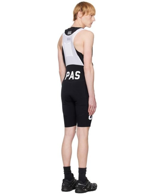 Pas Normal Studios Black 'Pas' Mechanism Pro Bib Shorts for men