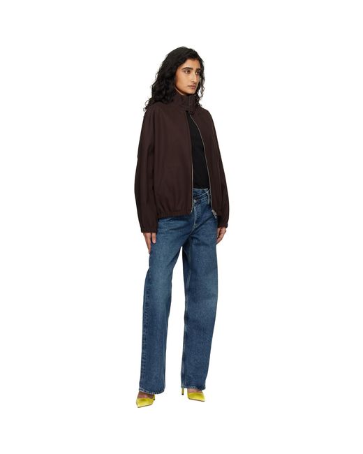 Agolde Blue Arc Criss Cross Jeans