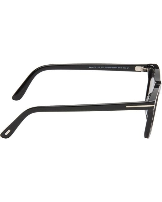 Tom Ford Gray Polarized Barron Sunglasses for men