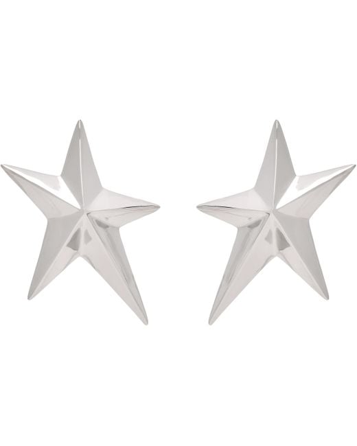 Mugler Black Star Earrings