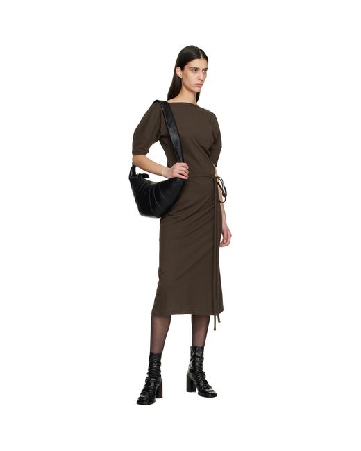 Lemaire Black Medium Croissant Bag