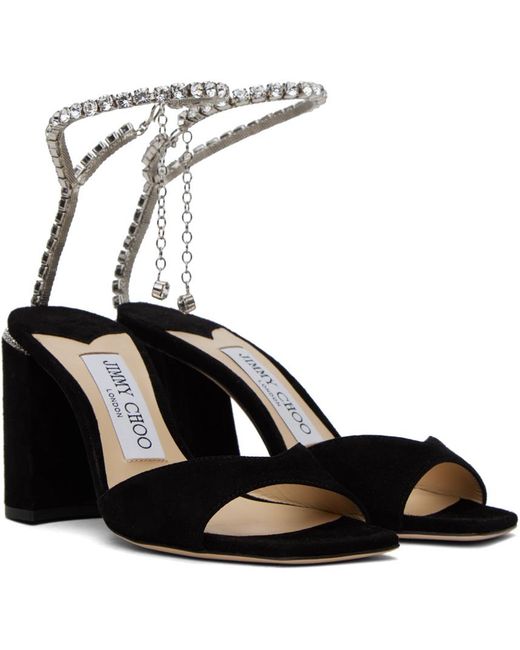 Sandales À Talon Bottier Saeda 85 Noires Jimmy Choo en coloris Black