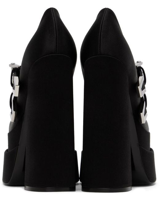 Versace Black Aevitas Heels