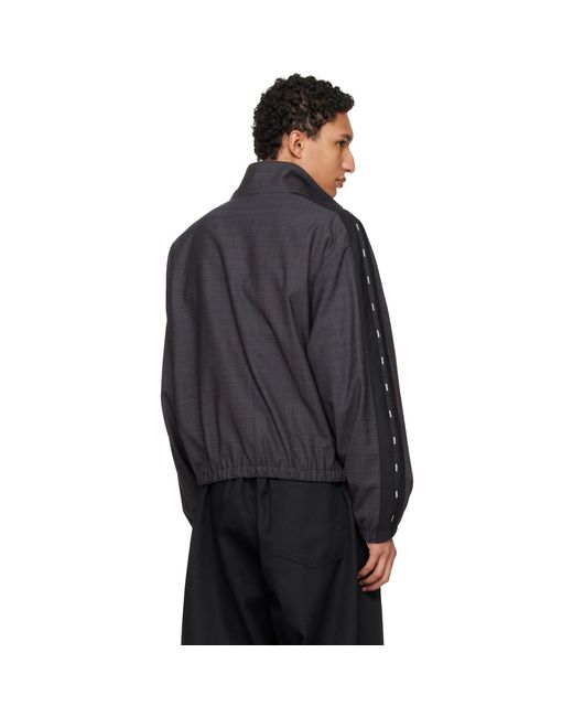 Moschino Blue Logo Tape Jacket for men