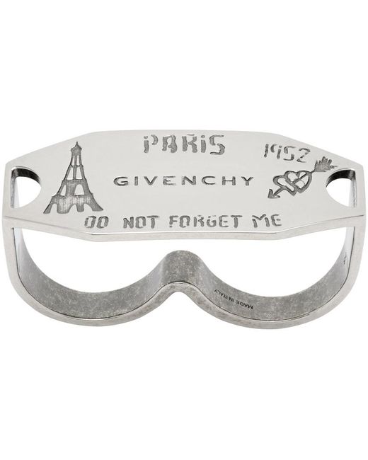 Givenchy Black City Ring for men